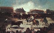 Francisco de Goya Village Bullfight Sweden oil painting artist